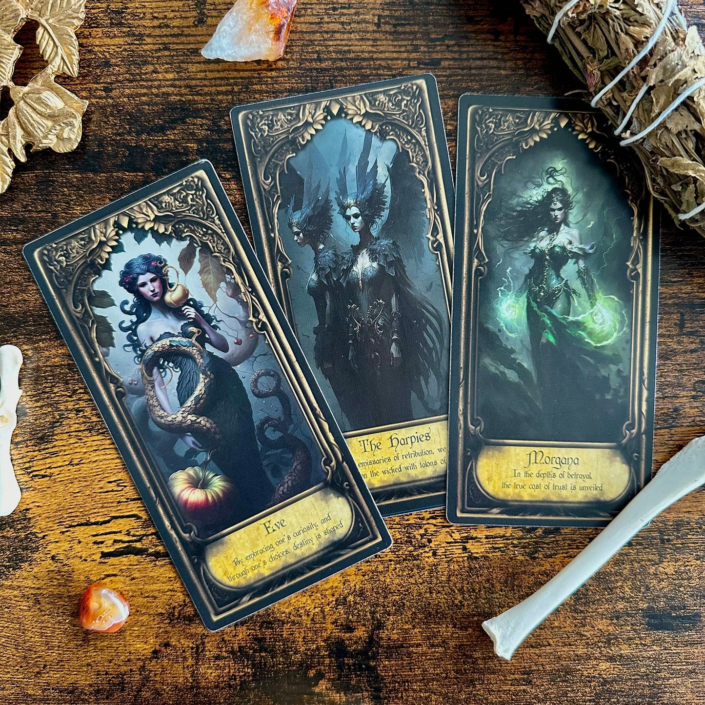 Obsidian Veil Oracle Deck