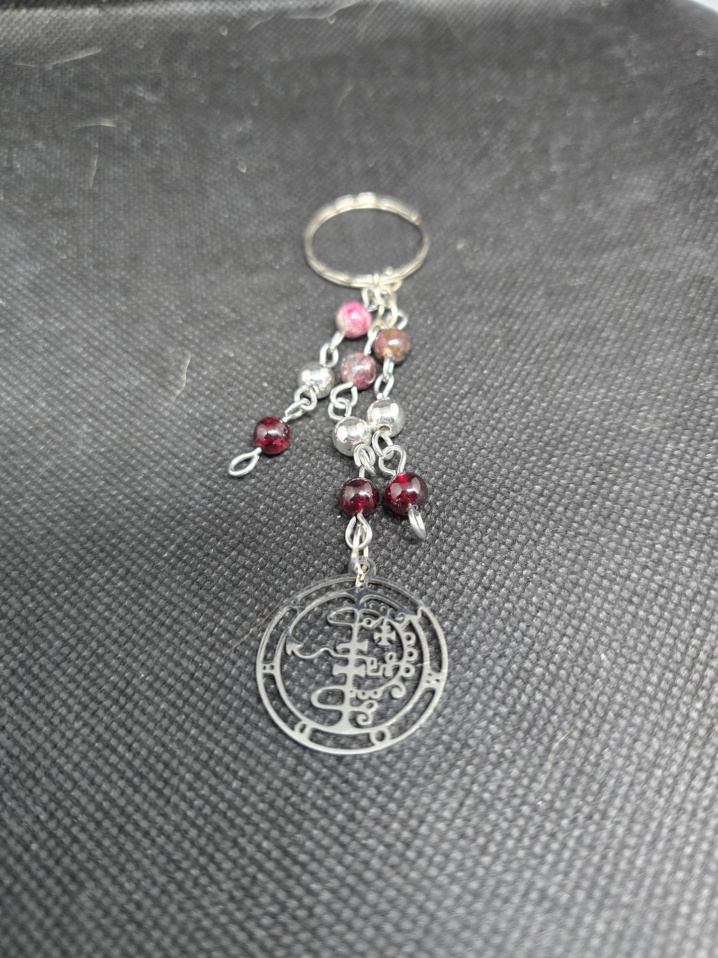 King Asmodeus Devotional Keychain