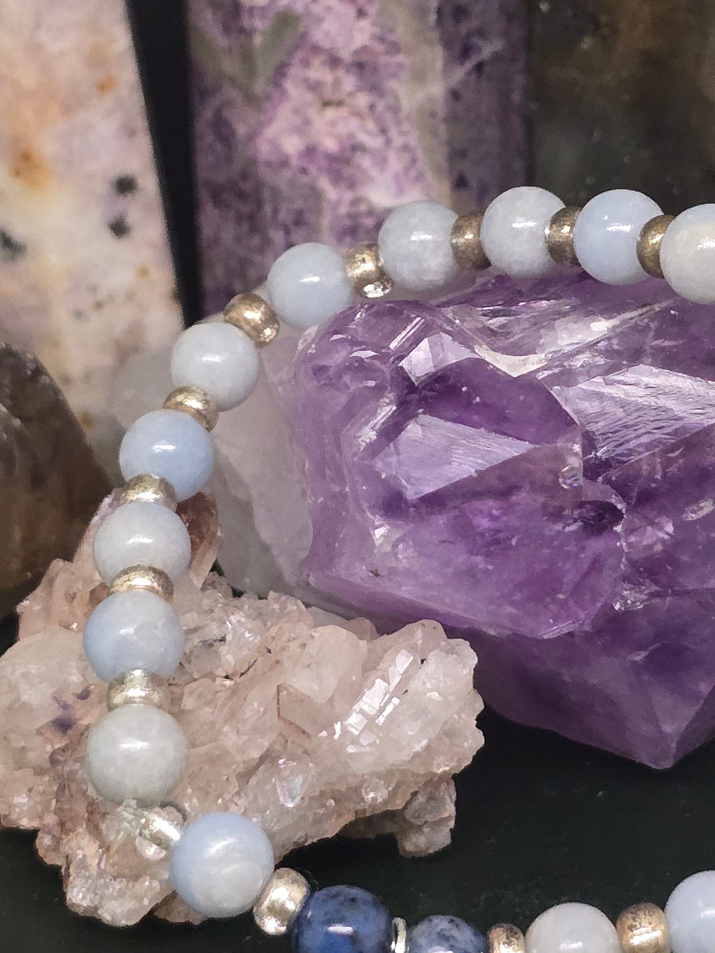 ⚖️ The Heavenly Scribe: Metatron Channeled Devotional Bracelet 🌌