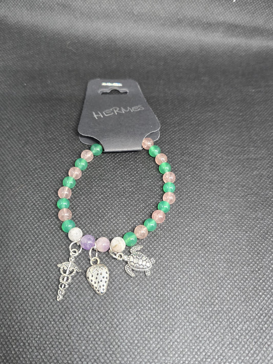Hermes Devotional Charm Bracelet