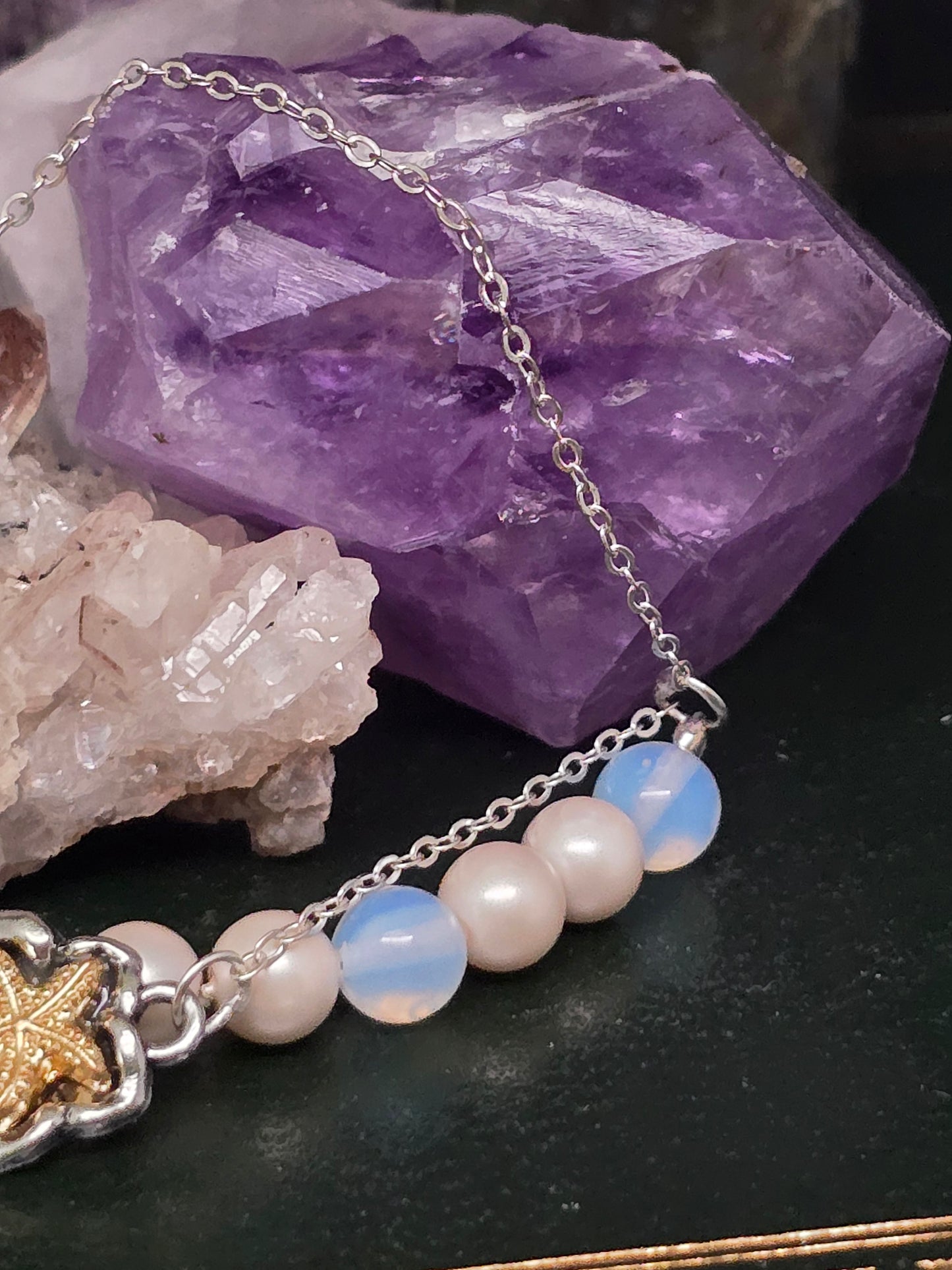 🌊 The Queen of the Deep: Yemaya Channeled Devotional Bracelet 🐚