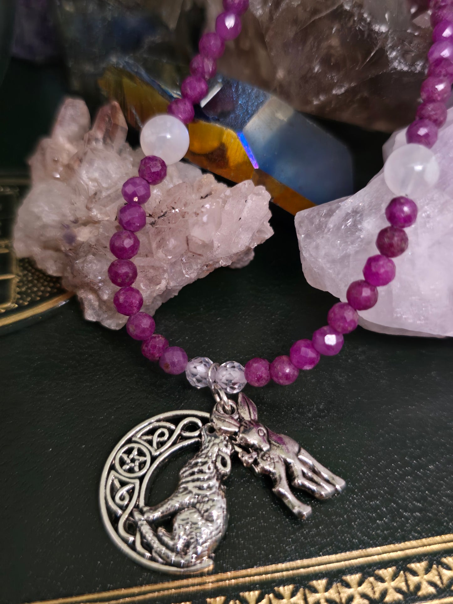 🏹 The Untamed Huntress: Artemis Channeled Devotional Bracelet 🌙