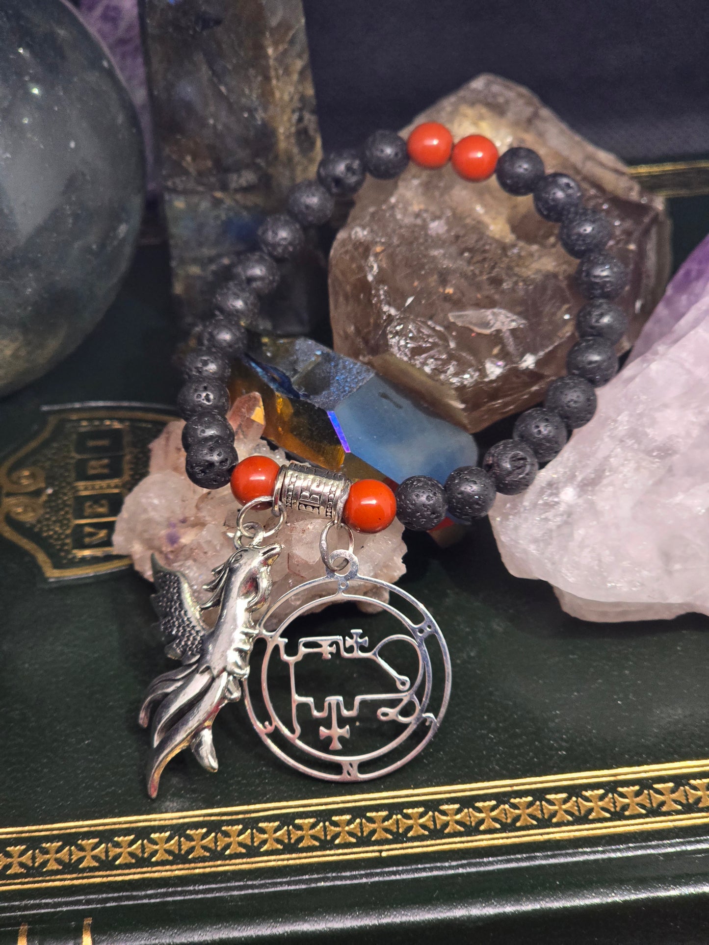 Marquis Phenex Devotional Charm Bracelet