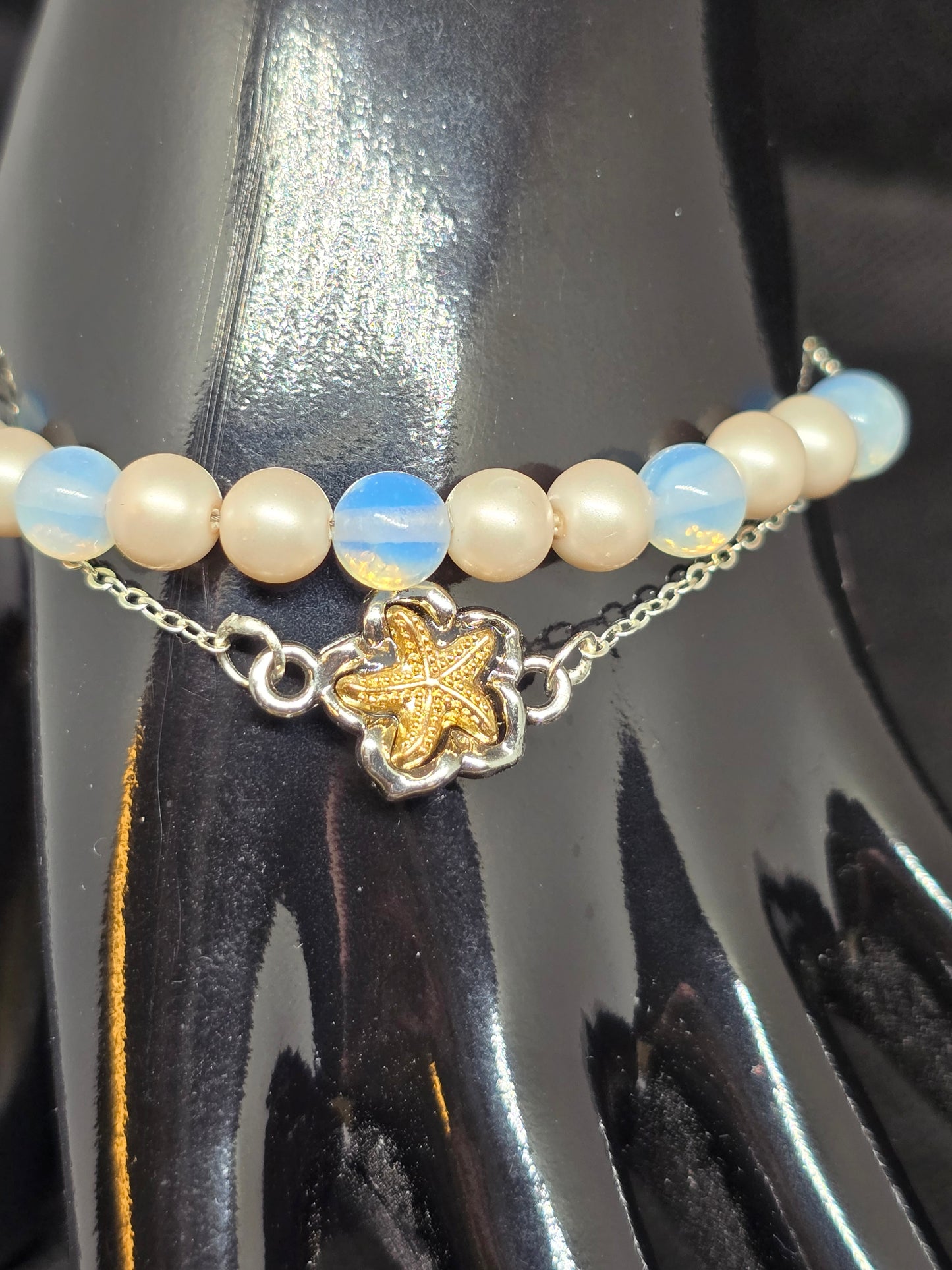 🌊 The Queen of the Deep: Yemaya Channeled Devotional Bracelet 🐚