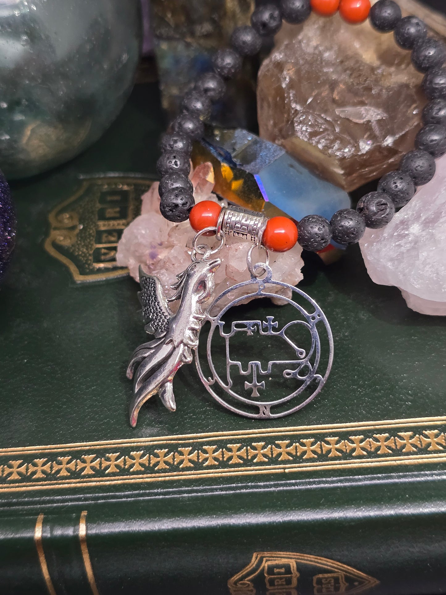 Marquis Phenex Devotional Charm Bracelet