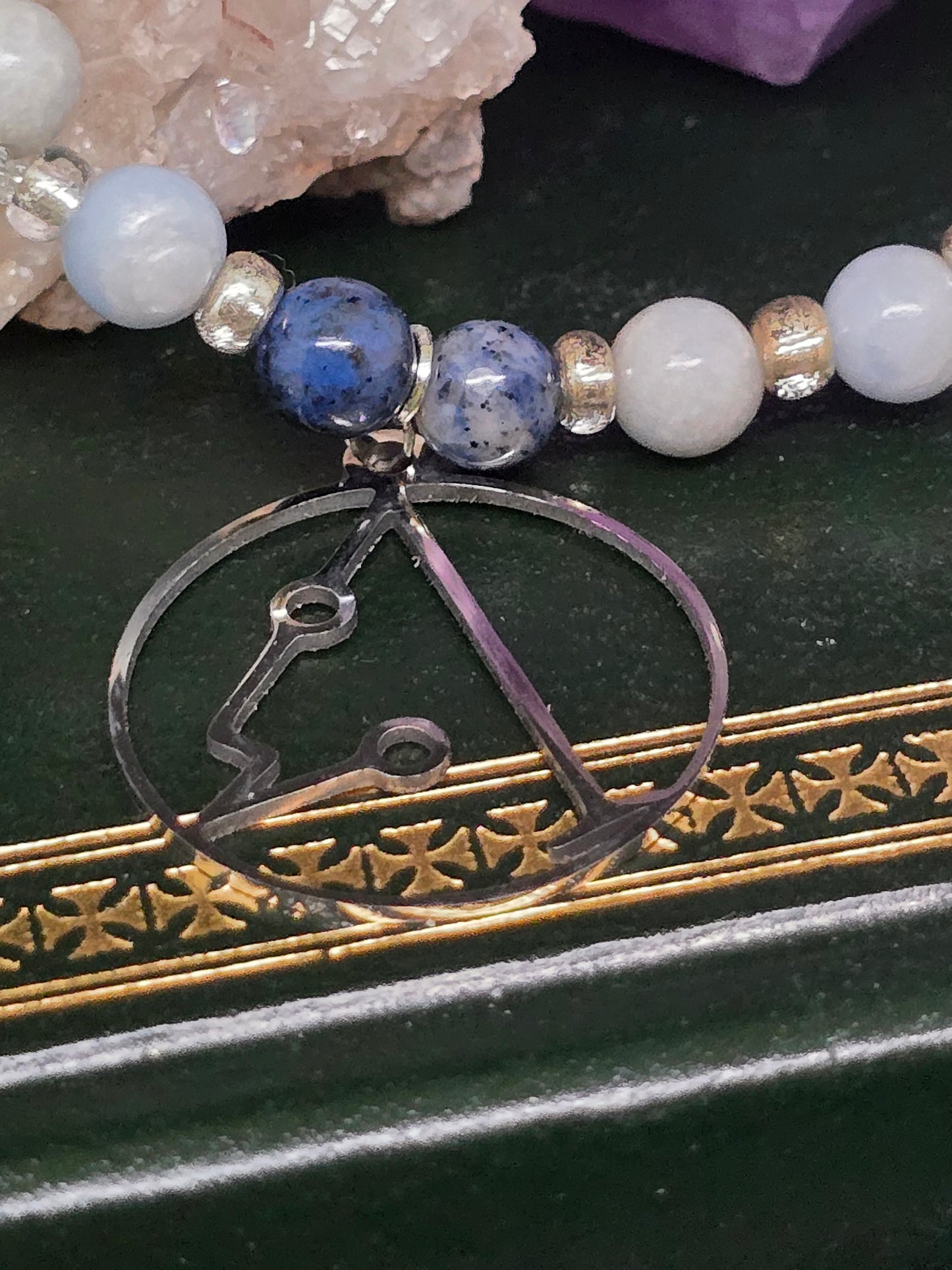 ⚖️ The Heavenly Scribe: Metatron Channeled Devotional Bracelet 🌌