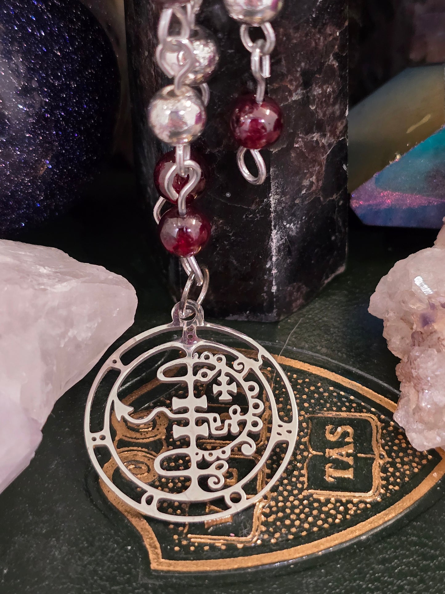 King Asmodeus Devotional Keychain