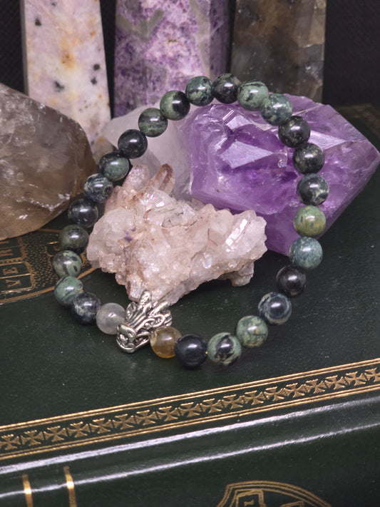 🌊 The Primordial Chaos: Tiamat Channeled Devotional Bracelet 🐉