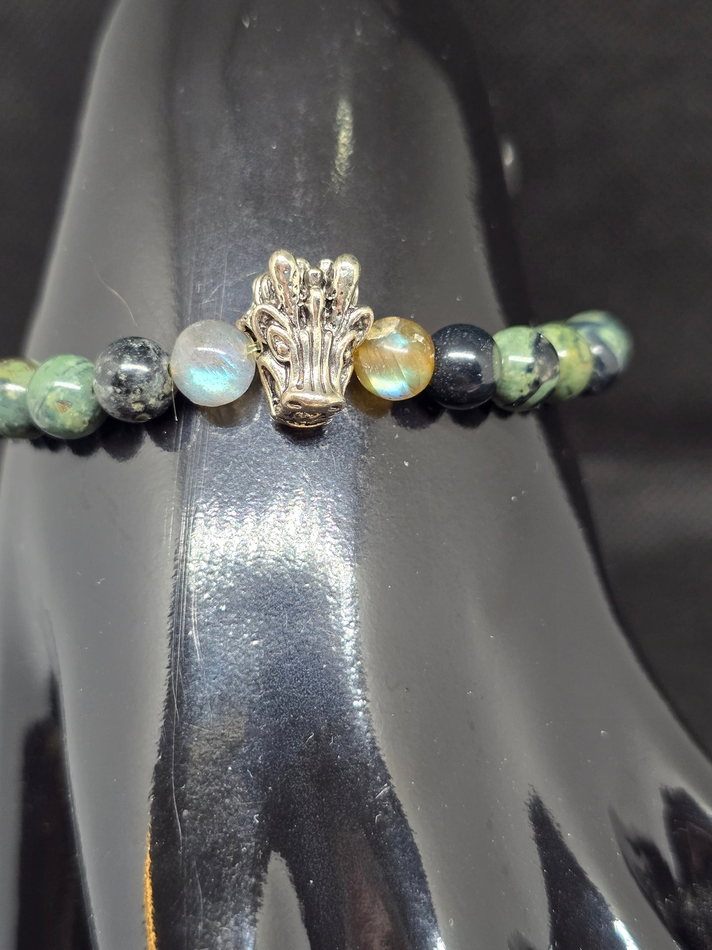 🌊 The Primordial Chaos: Tiamat Channeled Devotional Bracelet 🐉