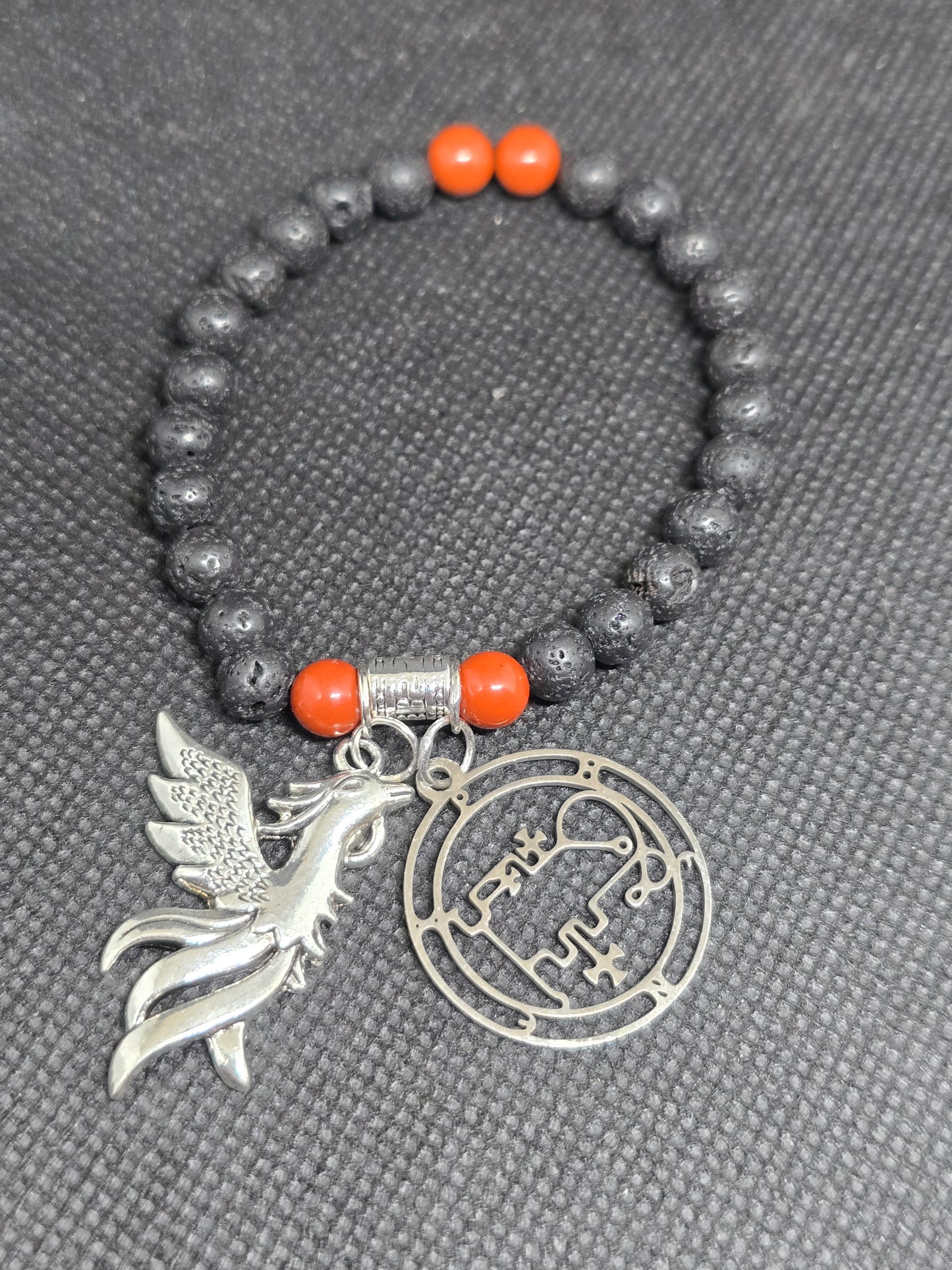 Marquis Phenex Devotional Charm Bracelet