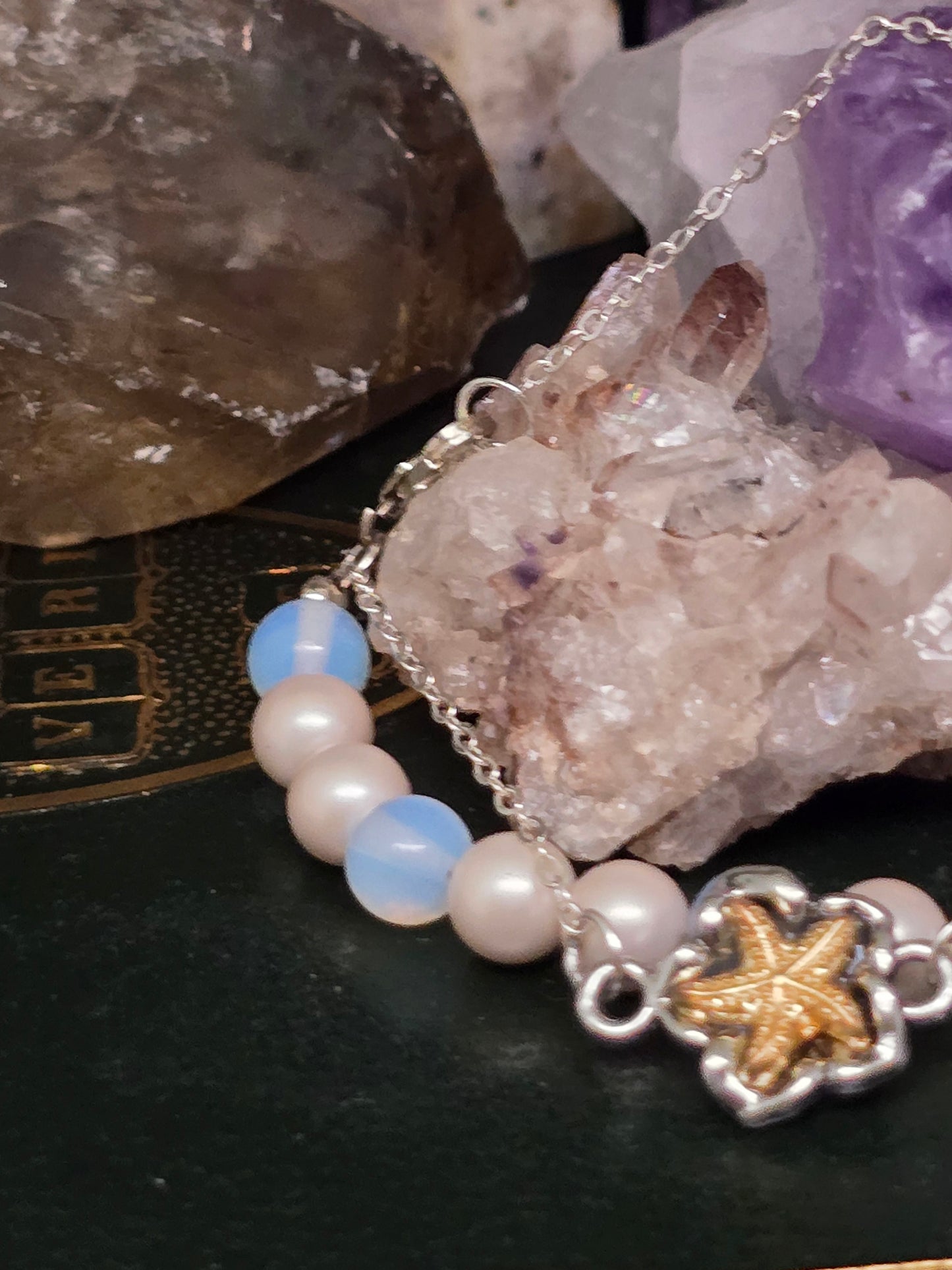 🌊 The Queen of the Deep: Yemaya Channeled Devotional Bracelet 🐚