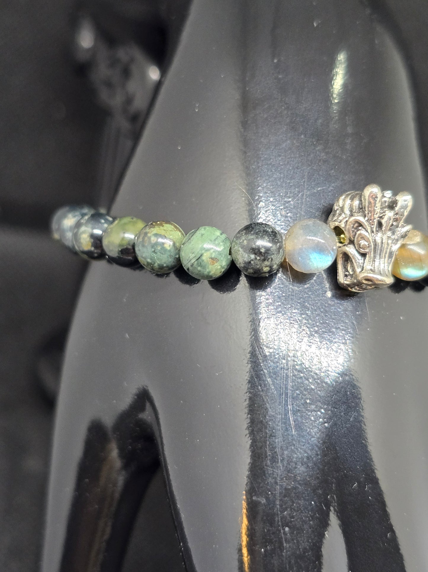 🌊 The Primordial Chaos: Tiamat Channeled Devotional Bracelet 🐉