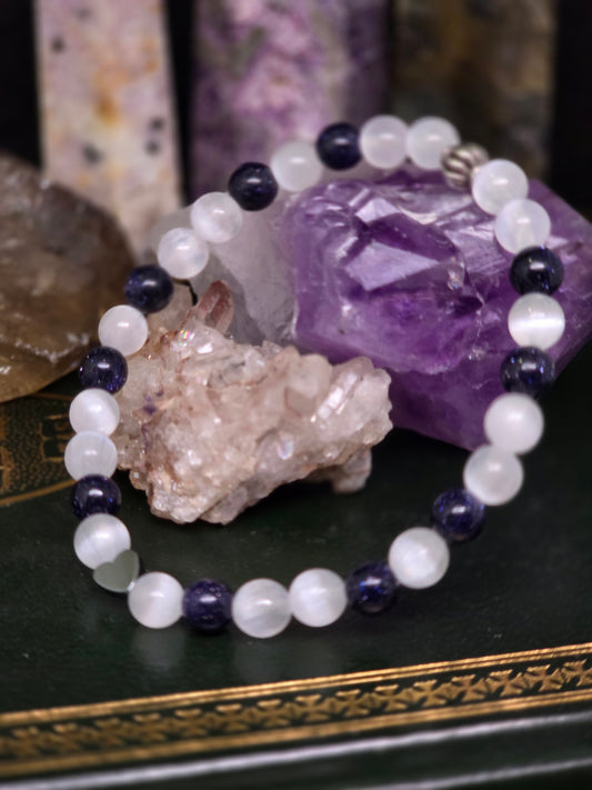 🌙 The Silent Night: Tsukuyomi Channeled Devotional Bracelet 🌙