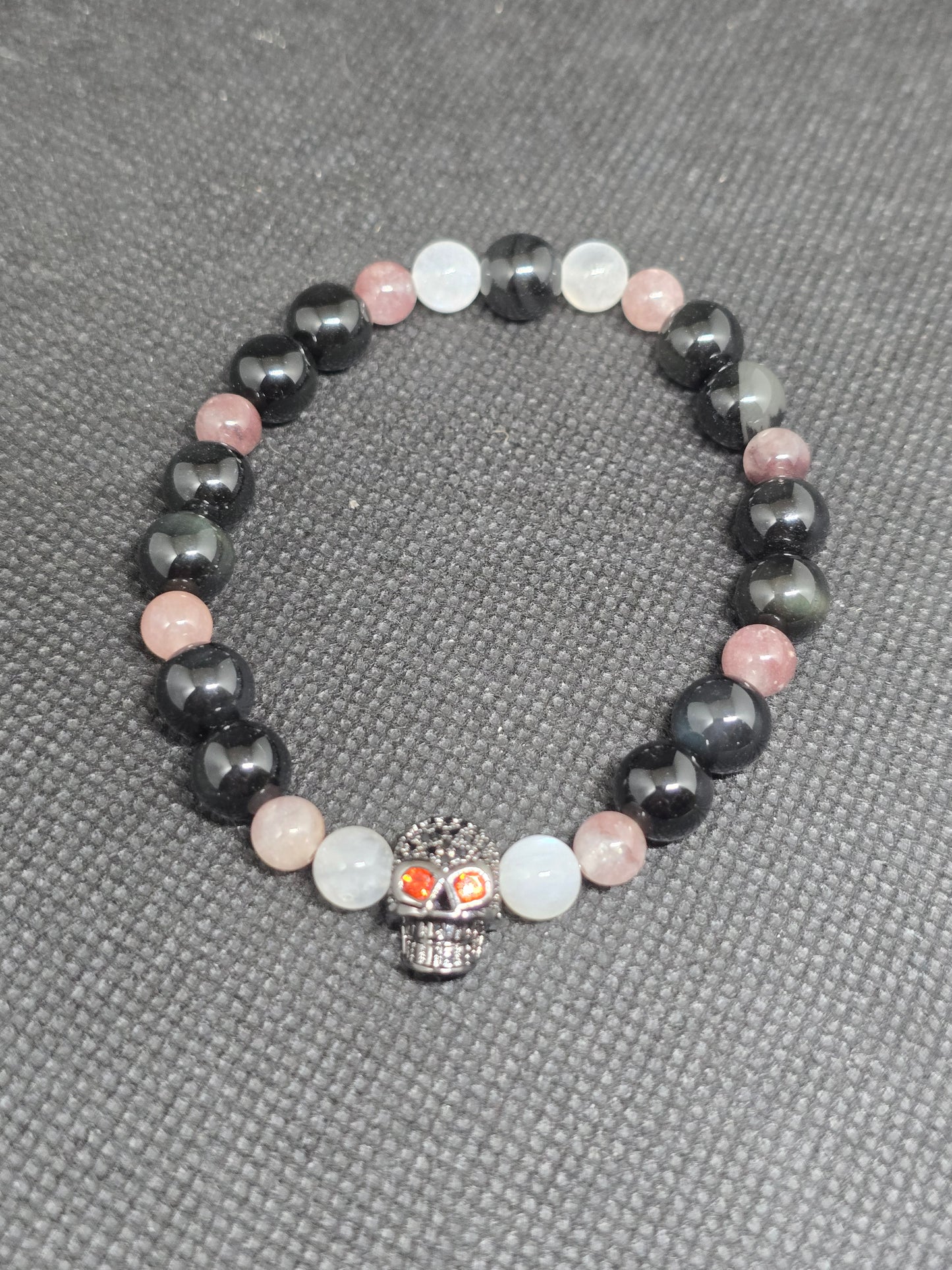 Thanatos Devotional Charm Bracelet