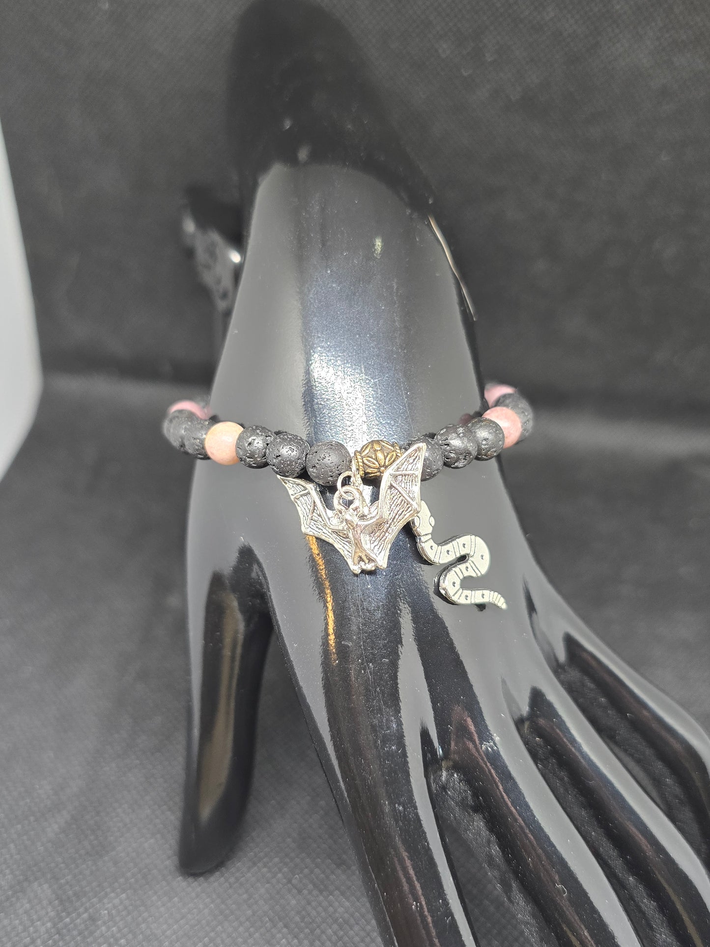 🐍 The Silver-Tongued Shapeshifter: Loki Channeled Devotional Bracelet 🦇