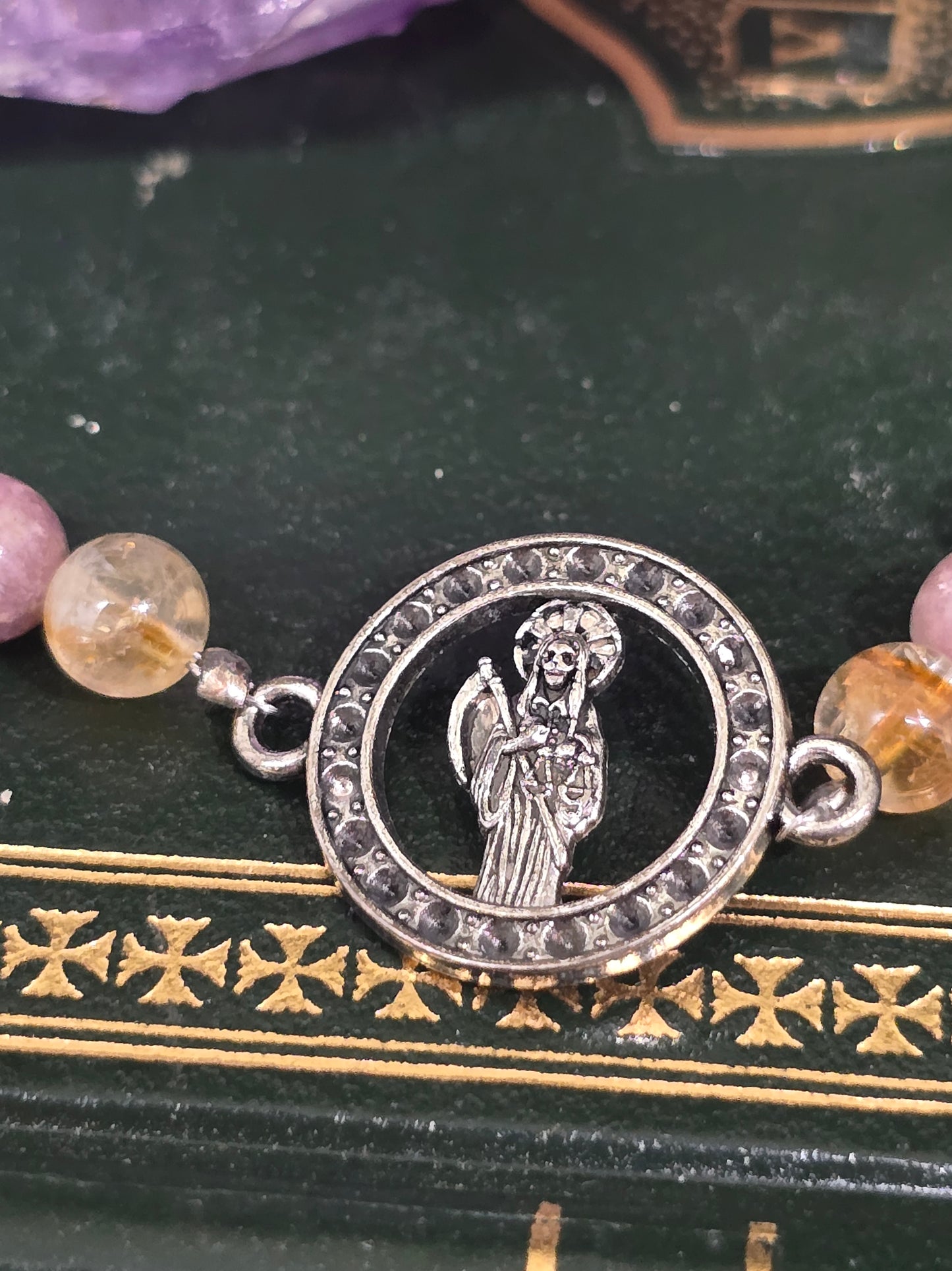 Santa Muerte Devotional Charm Bracelet