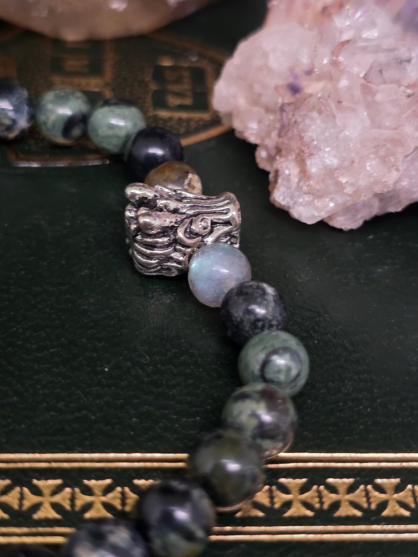 🌊 The Primordial Chaos: Tiamat Channeled Devotional Bracelet 🐉