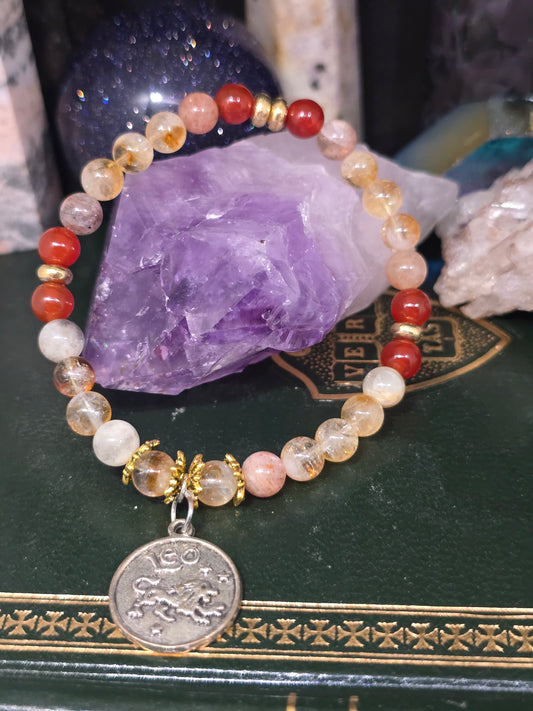 🦁 The Solar Sovereign: Leo Intentional Bracelet 🦁
