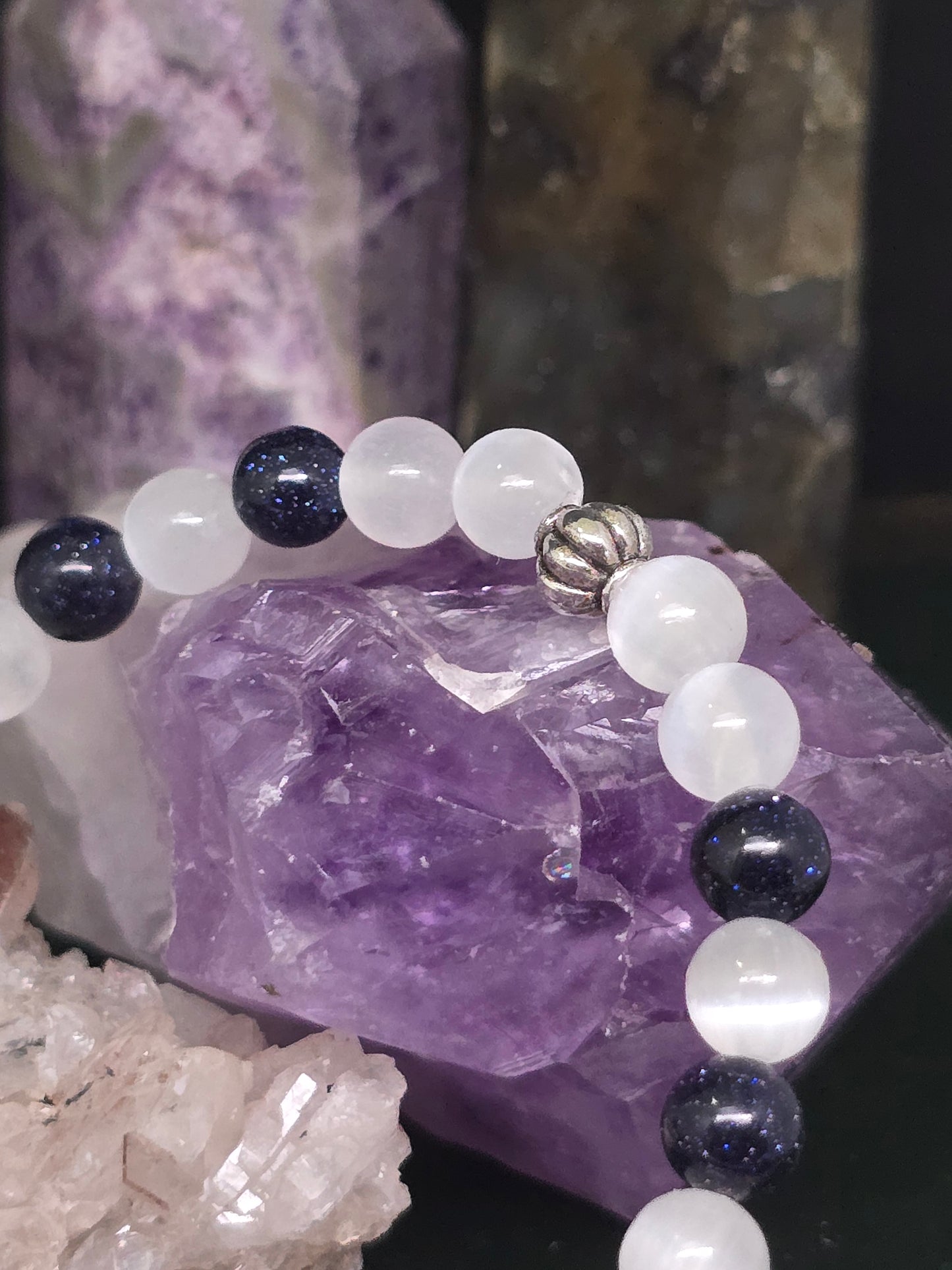 🌙 The Silent Night: Tsukuyomi Channeled Devotional Bracelet 🌙